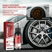 Car Rust Remover 30ml | Fast-Acting Multi-Surface Metal Paint Remover for Cars \u0026 Automotive Cleaning | Easy Spray \u0026 Wipe | Safe on Paint, Metal, Tools, Carpets, Fiberglass, Upholstery